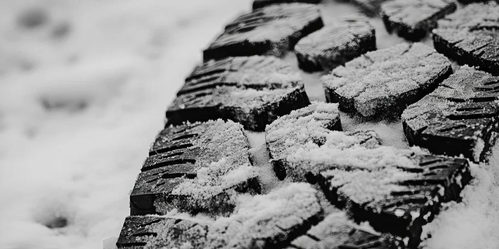 スタッドレスタイヤの溝