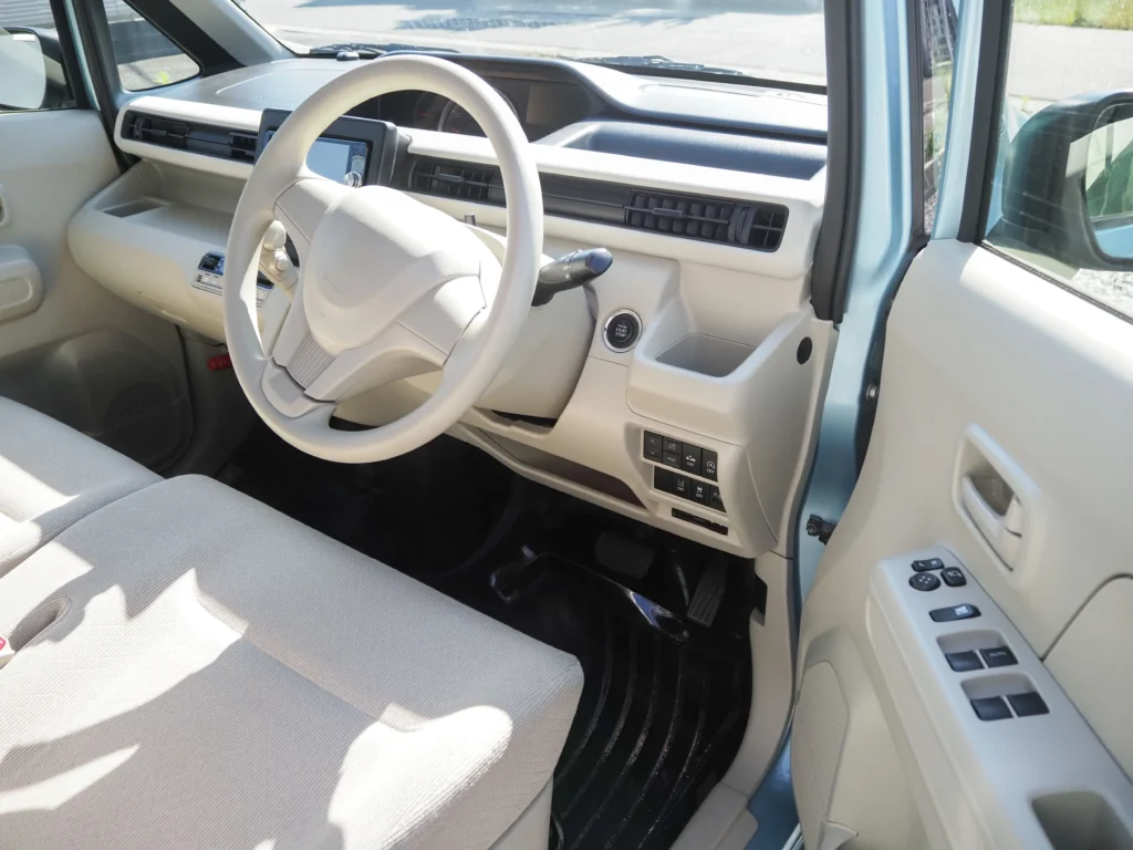 清潔な車内