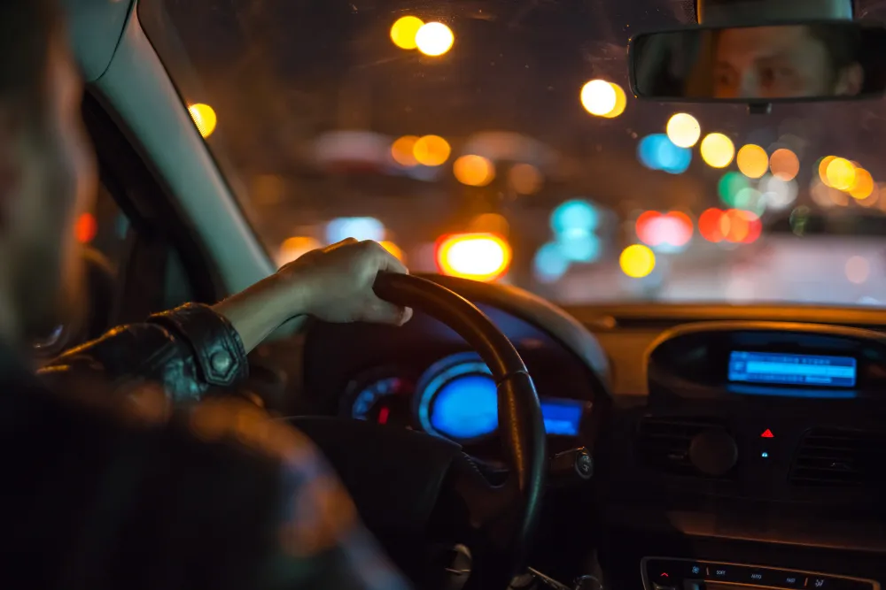 夜道の運転